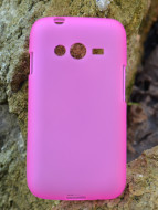 TPU чехол для Samsung Galaxy Ace 4 G313H  Розовый (Soft touch)