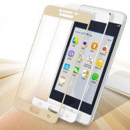 Защитное стекло 3D CP+ на весь экран (цветное) для Samsung Galaxy C5 Черный