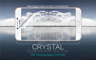Защитная пленка Nillkin Crystal для Samsung Galaxy C7 Анти-отпечатки