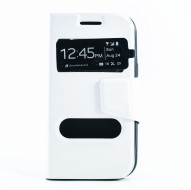 Чехол (книжка) с TPU креплением для Samsung Galaxy J1 Duos SM-J100 Белый