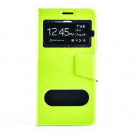 Чехол (книжка) с TPU креплением для Samsung Galaxy Note 5 Зеленый