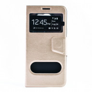 Чехол (книжка) с TPU креплением для Samsung Galaxy Note 5 Золотой
