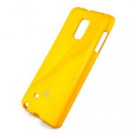 TPU чехол Mercury Jelly Color series для Samsung Galaxy Note Edge N915F Желтый