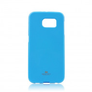 TPU чехол Mercury Jelly Color series для Samsung Galaxy S6 G920F/G920D Duos Голубой