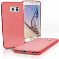 TPU чехол для Samsung Galaxy S6 G920F/G920D Duos Красный (soft touch)