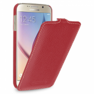 Кожаный чехол (флип) TETDED для Samsung Galaxy S6 G920F/G920D Duos Красный / Red