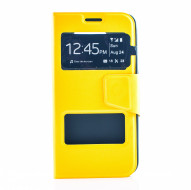 Чехол (книжка) с TPU креплением для Samsung Galaxy S6 G920F/G920D Duos Желтый