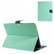 Чехол (книжка) Mercury Fancy Diary series для Samsung Galaxy Tab 4 10.1 Бирюзовый / Синий