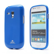 TPU чехол Mercury Jelly Color series для Samsung i8190 Galaxy S3 mini Синий