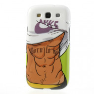 TPU чехол IMD Erotic Print для Samsung i9300 Galaxy S3 Muscle Man