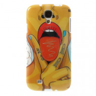 TPU чехол IMD Erotic Print для Samsung i9500 Galaxy S4 Bite me