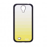 Пластиковая накладка с градиентной вставкой "Style Gradual" для Samsung i9500 Galaxy S4 Желтый