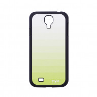 Пластиковая накладка с градиентной вставкой "Style Gradual" для Samsung i9500 Galaxy S4 Лайм