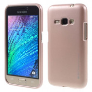 TPU чехол Mercury iJelly Metal series для Samsung J120F Galaxy J1 (2016) Rose Gold