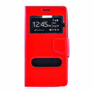 Чехол (книжка) с TPU креплением для Samsung N910H Galaxy Note 4 Красный