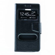 Чехол (книжка) с TPU креплением для Samsung N910H Galaxy Note 4 Черный