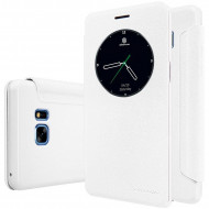 Кожаный чехол (книжка) Nillkin Sparkle Series для Samsung N930F Galaxy Note 7 Duos Белый