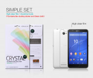 Защитная пленка Nillkin Crystal для Sony Xperia E4 Анти-отпечатки
