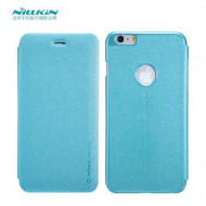Кожаный чехол (книжка) Nillkin Sparkle Series для Apple iPhone 6/6s plus (5.5")  Бирюзовый