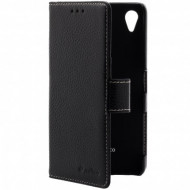 Кожаный чехол (книжка) Melkco для Sony Xperia X Performance Черный