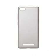 Пластиковая накладка soft-touch с защитой торцов Joyroom для Xiaomi Mi 4i / Mi 4c Серебряный