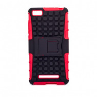 Противоударный двухслойный чехол Shield для Xiaomi Mi 4i / Mi 4c с подставкой Красный