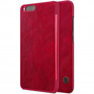 Кожаный чехол (книжка) Nillkin Qin Series для Xiaomi Mi 6 Красный