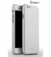Чехол iPaky 360 градусов для Apple iPhone 6/6s plus (5.5") (+ стекло на экран) Серебряный