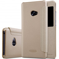 Кожаный чехол (книжка) Nillkin Sparkle Series для Xiaomi Mi Note 2 Золотой