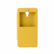 Чехол (книжка) Mercury Wow Bumper series для Xiaomi MI4 Желтый