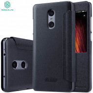 Кожаный чехол (книжка) Nillkin Sparkle Series для Xiaomi Redmi Pro Черный