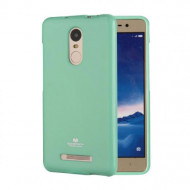 TPU чехол Mercury Jelly Color series для Xiaomi Redmi Note 4 Бирюзовый