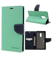 Чехол (книжка) Mercury Fancy Diary series для Xiaomi Redmi Note 4 Бирюзовый / Синий