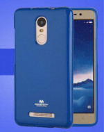 TPU чехол Mercury Jelly Color series для Xiaomi Redmi Note 3 / Redmi Note 3 Pro Синий