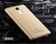 Пластиковый чехол Msvii Quicksand series для Xiaomi Redmi Note 3 / Redmi Note 3 Pro Золотой