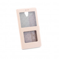 Чехол (книжка) с PC креплением для Xiaomi Redmi Note 2 / Redmi Note 2 Prime Золотой