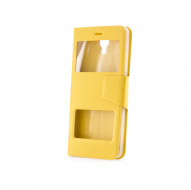 Чехол (книжка) с TPU креплением для Xiaomi Redmi Note 2 / Redmi Note 2 Prime Желтый