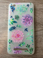 TPU чехол матовый soft touch color для Xiaomi Redmi 4a Разноцветные Цветы