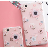 TPU чехол матовый soft touch для Xiaomi Redmi 4a Цветы