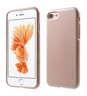TPU чехол Mercury iJelly Metal series для Apple iPhone 7 (4.7") Rose Gold