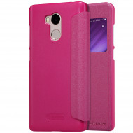 Кожаный чехол (книжка) Nillkin Sparkle Series для Xiaomi Redmi 4 Pro / Redmi 4 Prime Розовый
