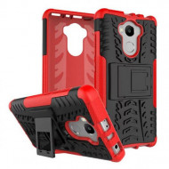 Противоударный двухслойный чехол Shield для Xiaomi Redmi 4 / Redmi 4 Pro / 4 Prime с подставкой Красный