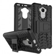 Противоударный двухслойный чехол Shield для Xiaomi Redmi 4 / Redmi 4 Pro / 4 Prime с подставкой Черный