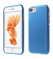 TPU чехол Mercury iJelly Metal series для Apple iPhone 7 (4.7") Синий