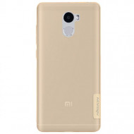 TPU чехол Nillkin Nature Series для Xiaomi Redmi 4 Золотой (прозрачный)