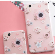 TPU чехол матовый soft touch для Xiaomi Redmi 4 Цветы