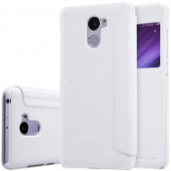 Кожаный чехол (книжка) Nillkin Sparkle Series для Xiaomi Redmi 4 Белый