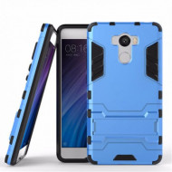 Ударопрочный чехол-подставка Transformer для Xiaomi Redmi 4/ 4 Pro/ 4 Prime с мощной защитой корпуса Синий / Navy