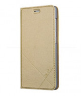 Кожаный чехол-книжка Msvii для Xiaomi Redmi 3 Pro / Redmi 3s с функцией подставки Золотой