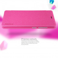Кожаный чехол (книжка) Nillkin Sparkle Series для Xiaomi Redmi 3 Розовый